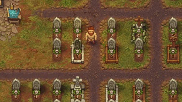 Graveyard keeper кладбище максимум схема